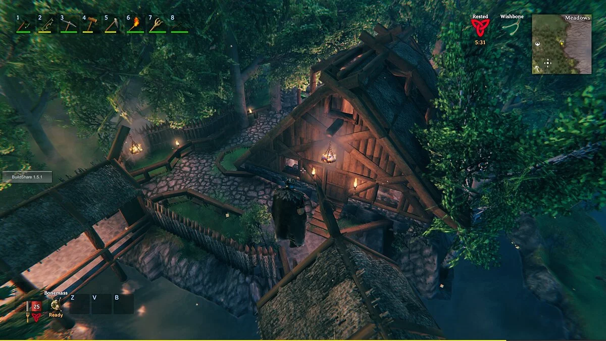 Valheim — House with basement