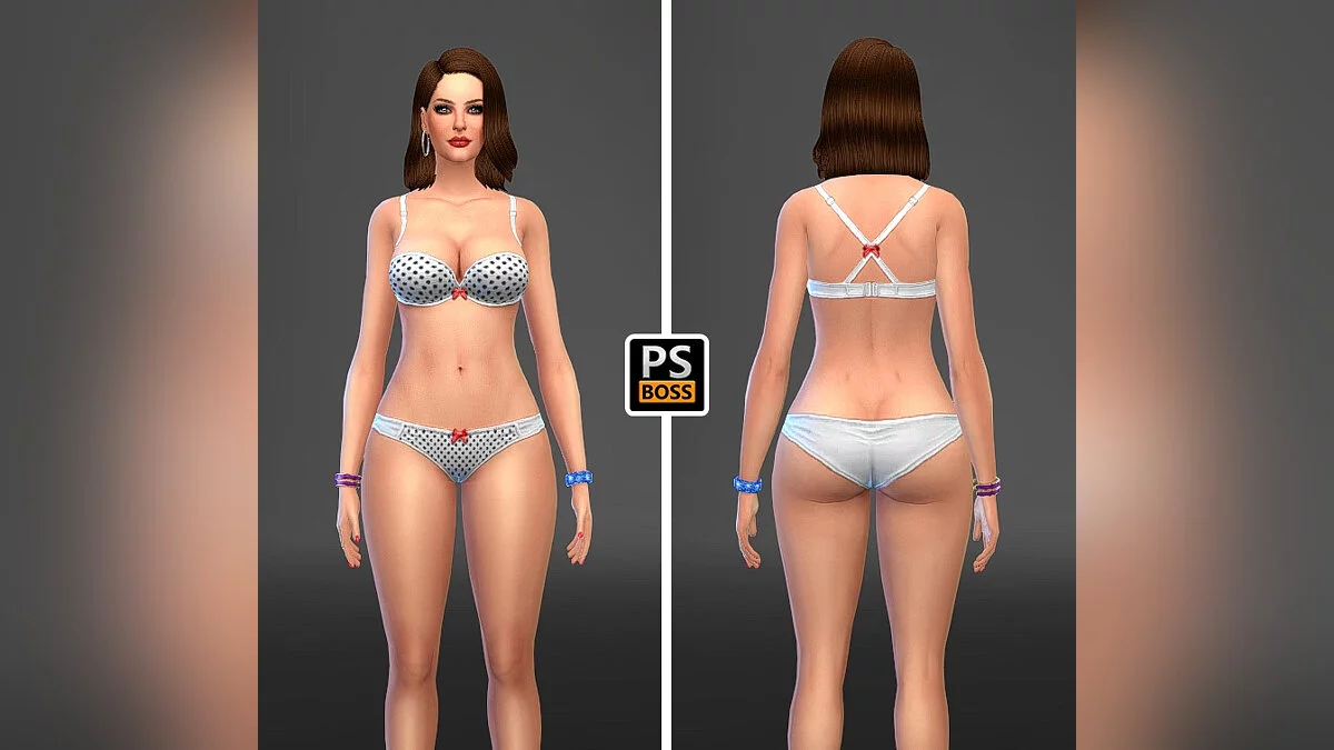 The Sims 4 — Polka Dot Lingerie Set