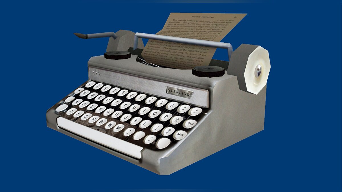 The Sims 4 — Vintage typewriter