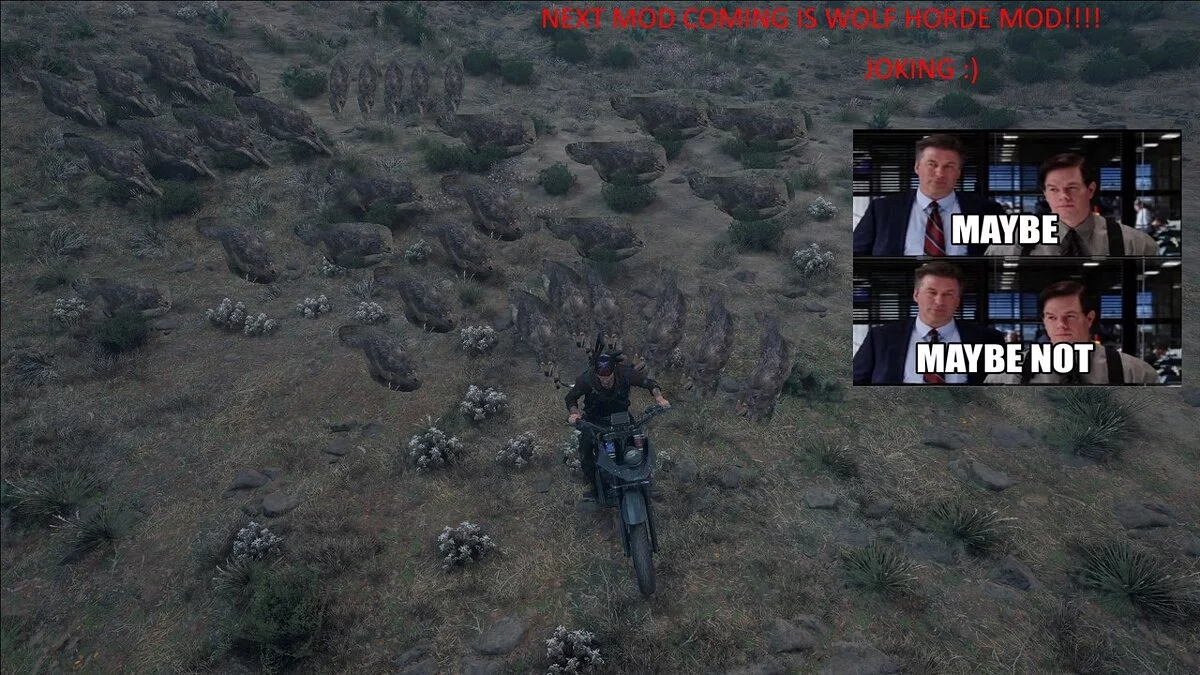 Days Gone — Зміна кількості вовків