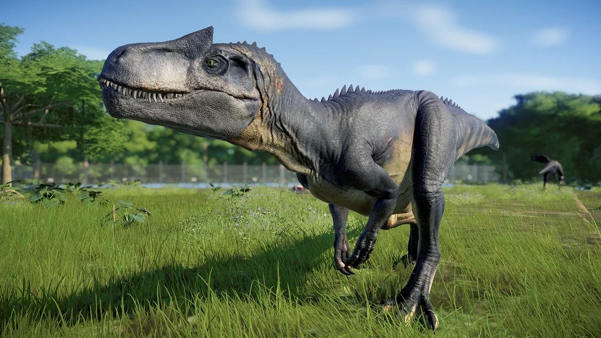 Jurassic World Evolution — Новая раскраска для аллозавра