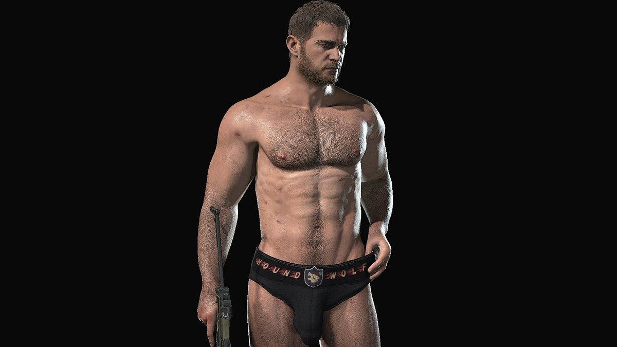 Resident Evil Village — Chris Redfield in panties