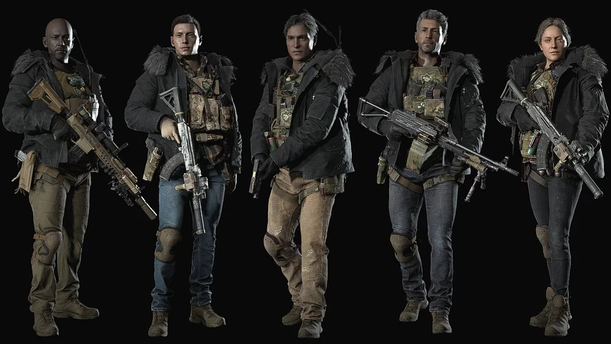 Resident Evil Village — Wolf hound squad - without mask and helmet