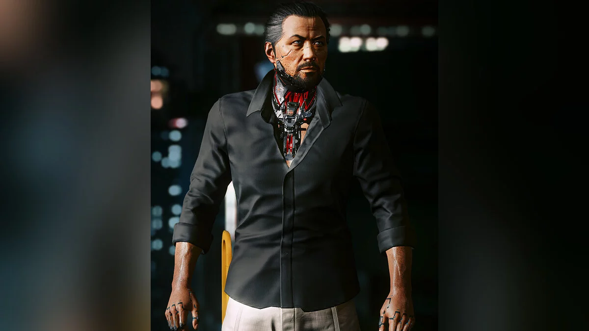 Cyberpunk 2077 — Новая одежда Горо Такемуры