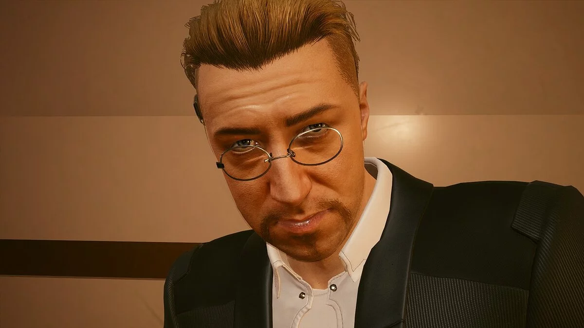 Cyberpunk 2077 — Андерс Хеллман меняет бороду