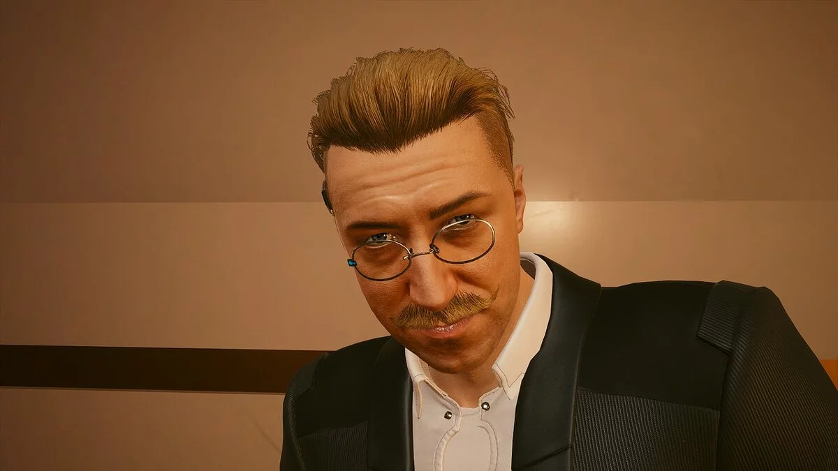 Cyberpunk 2077 — Андерс Хеллман меняет бороду