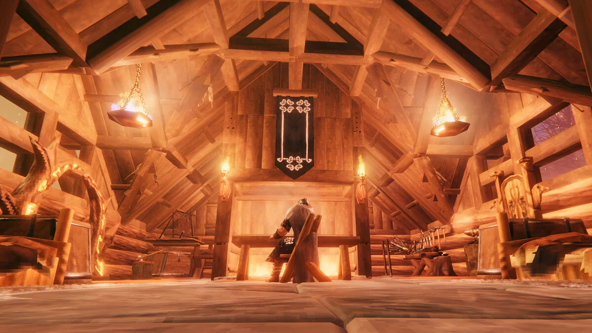 Valheim — Довгий будинок на двох