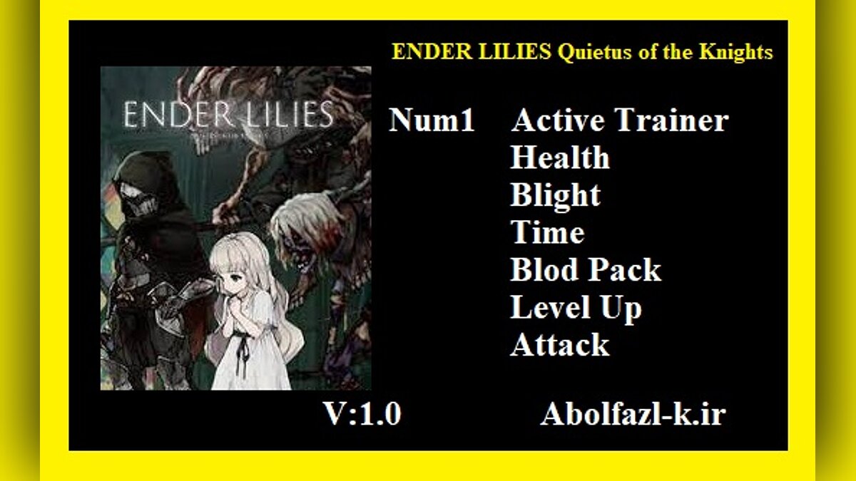 Ender Lilies: Quietus of the Knights — Trainer (+6) [1.0]