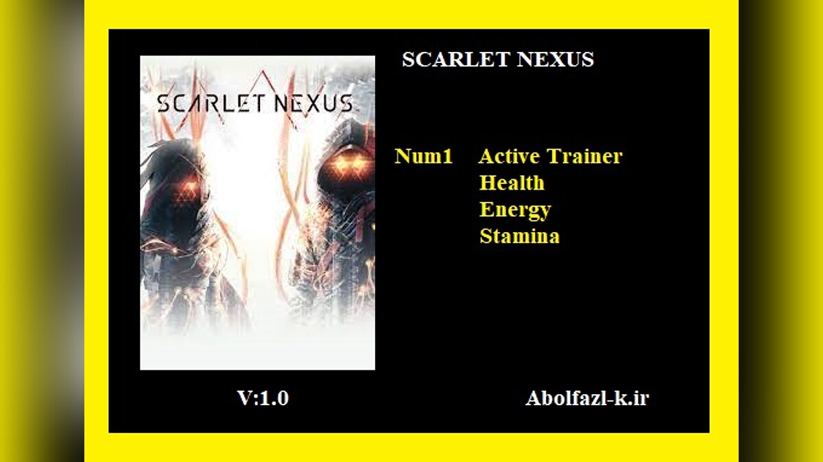 Scarlet Nexus — Trainer (+3) [1.0]