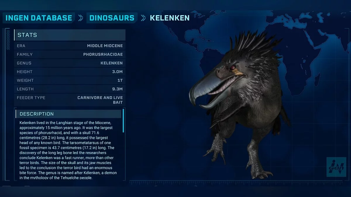 Jurassic World Evolution — Келенкен (новый вид)