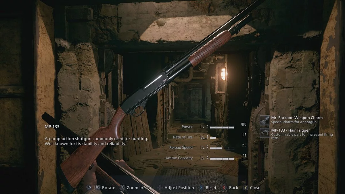 Resident Evil Village — Дробовик MP-133