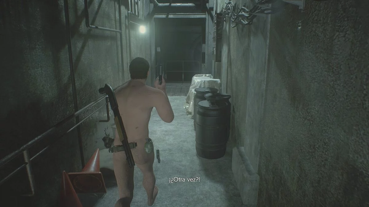 Resident Evil 2 — Голый Крис Редфилд вместо Леона