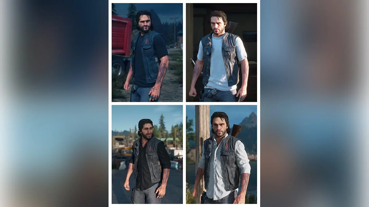 Days Gone — Several biker outfits