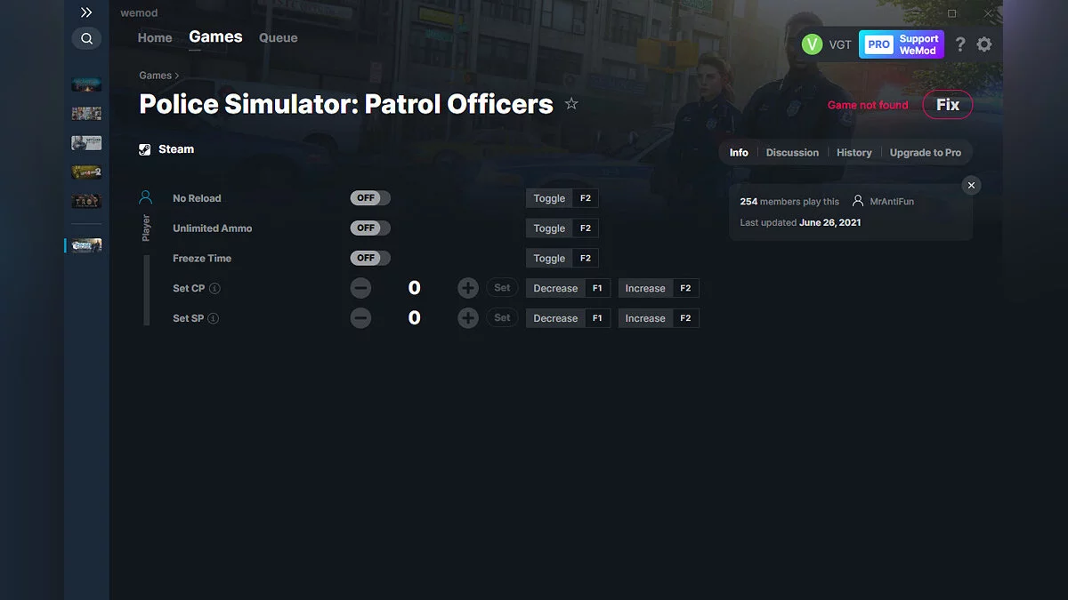 Police Simulator: Patrol Officers — Trainer (+5) from 06/26/2021 [WeMod]