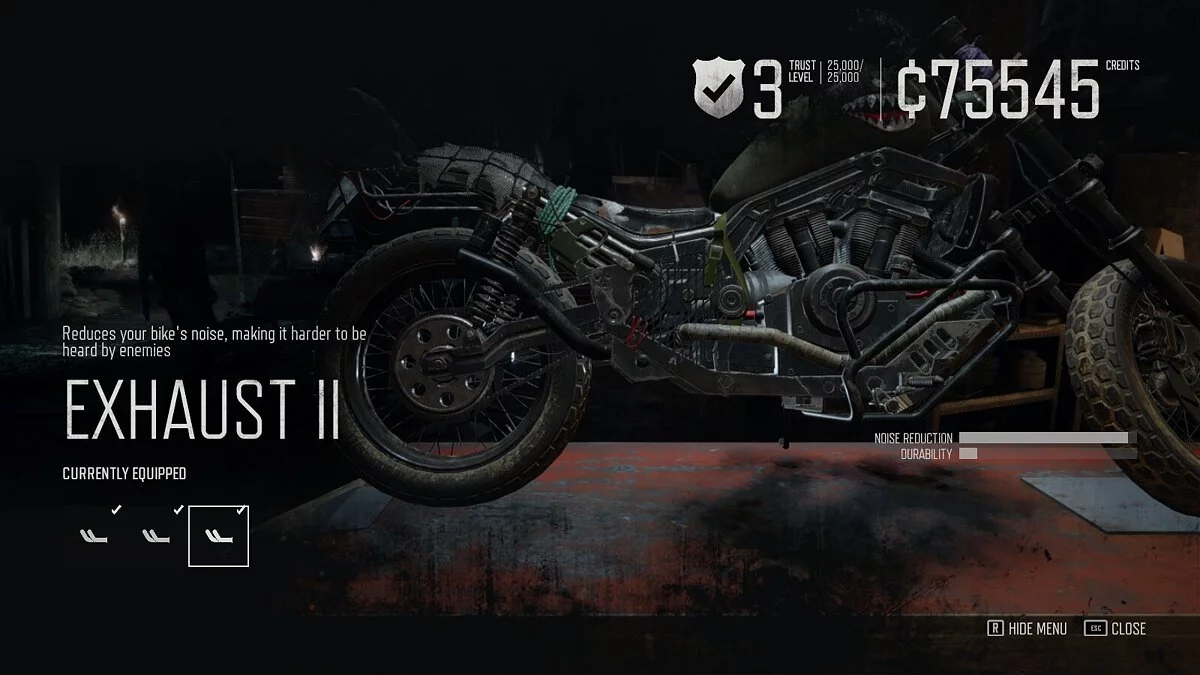 Days Gone — Усі деталі мотоцикла однакові