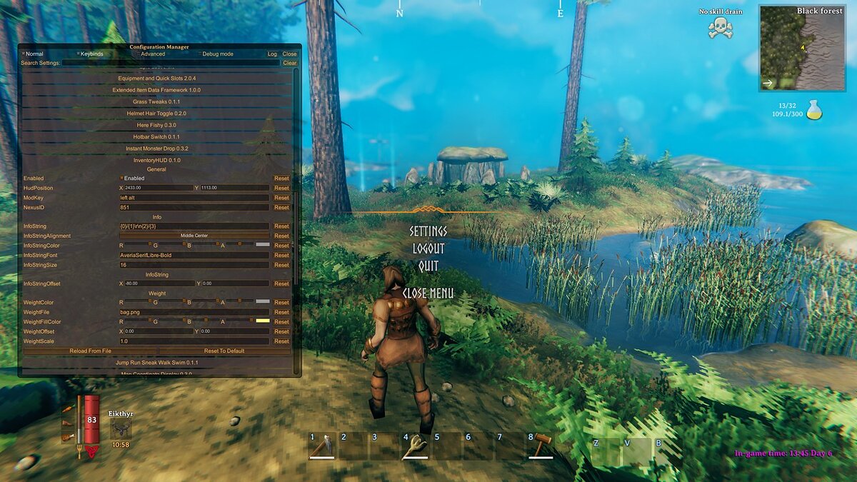 Valheim — Inventory Information