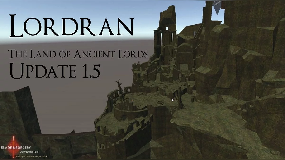 Blade and Sorcery — Lordran from the game Dark Souls.