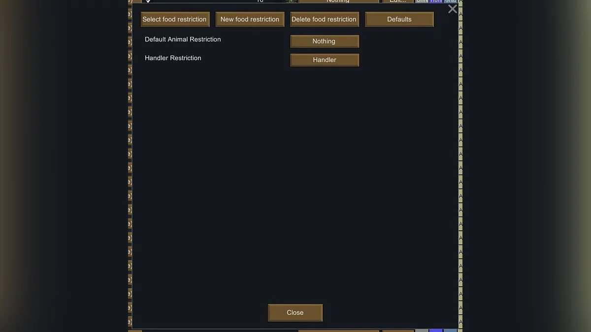 RimWorld — Контроль за животными