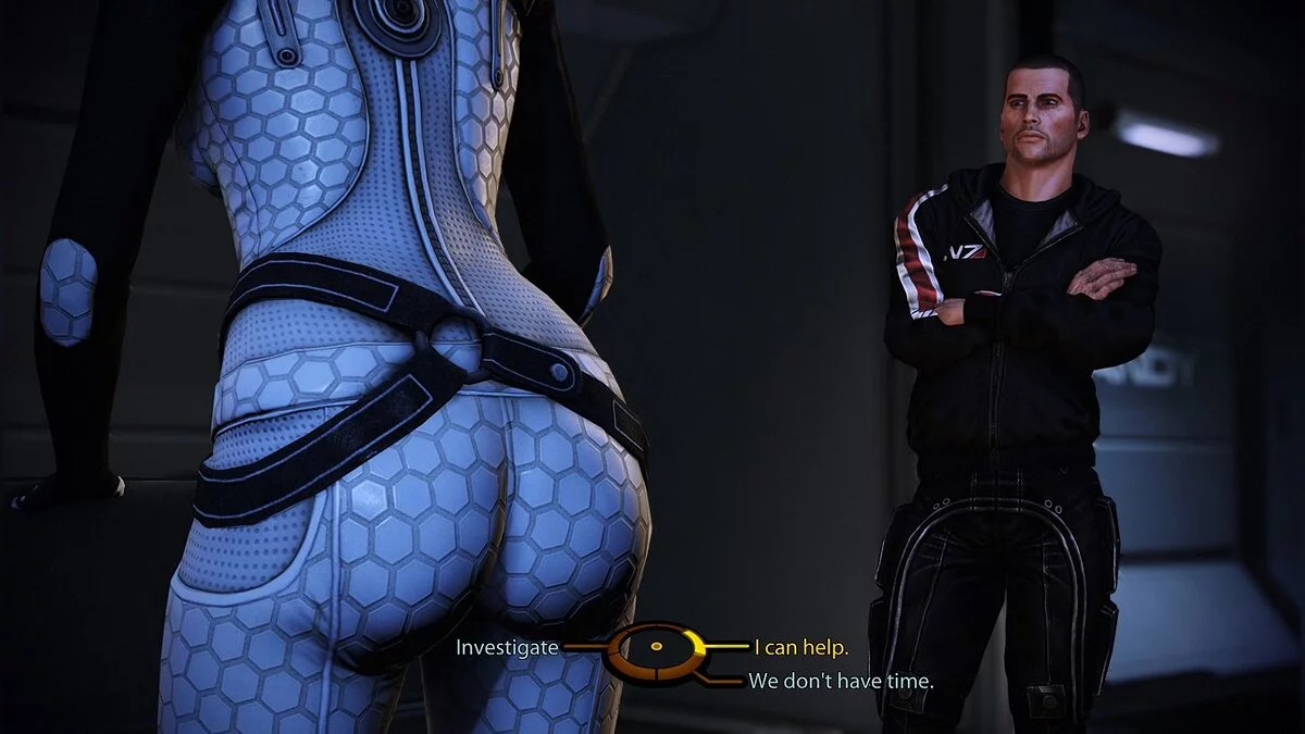 Mass Effect Legendary Edition — Правильний вид камери з попою Міранди