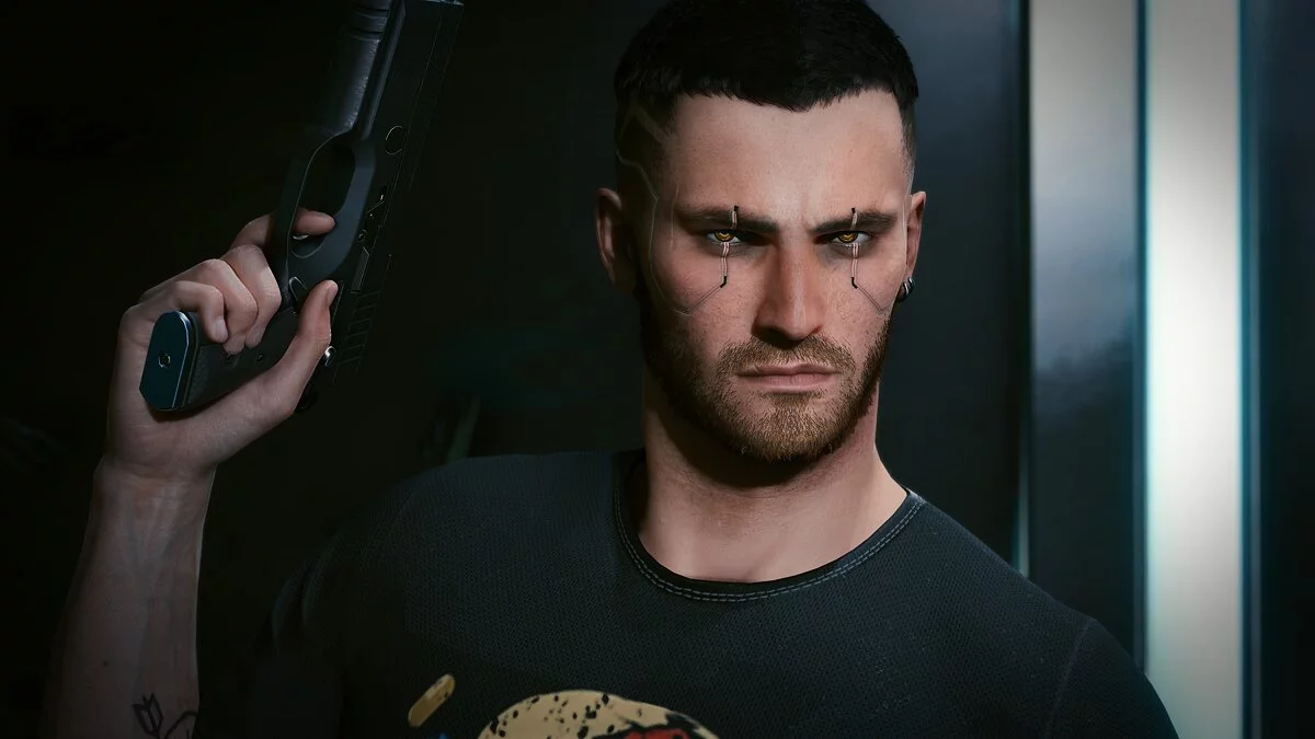 Cyberpunk 2077 — Лицо в 4K для мужчин