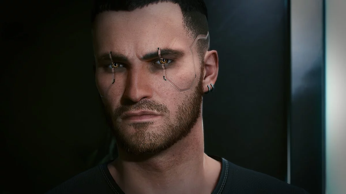 Cyberpunk 2077 — Лицо в 4K для мужчин