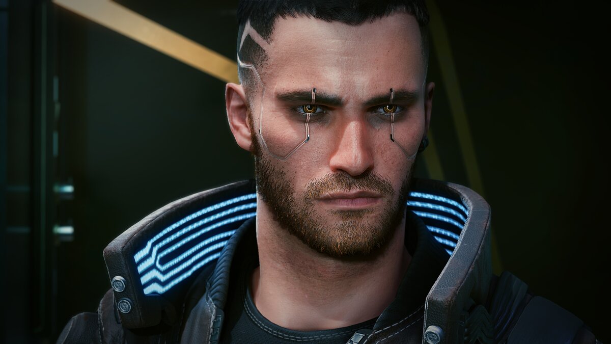 Cyberpunk 2077 — 4K face for men