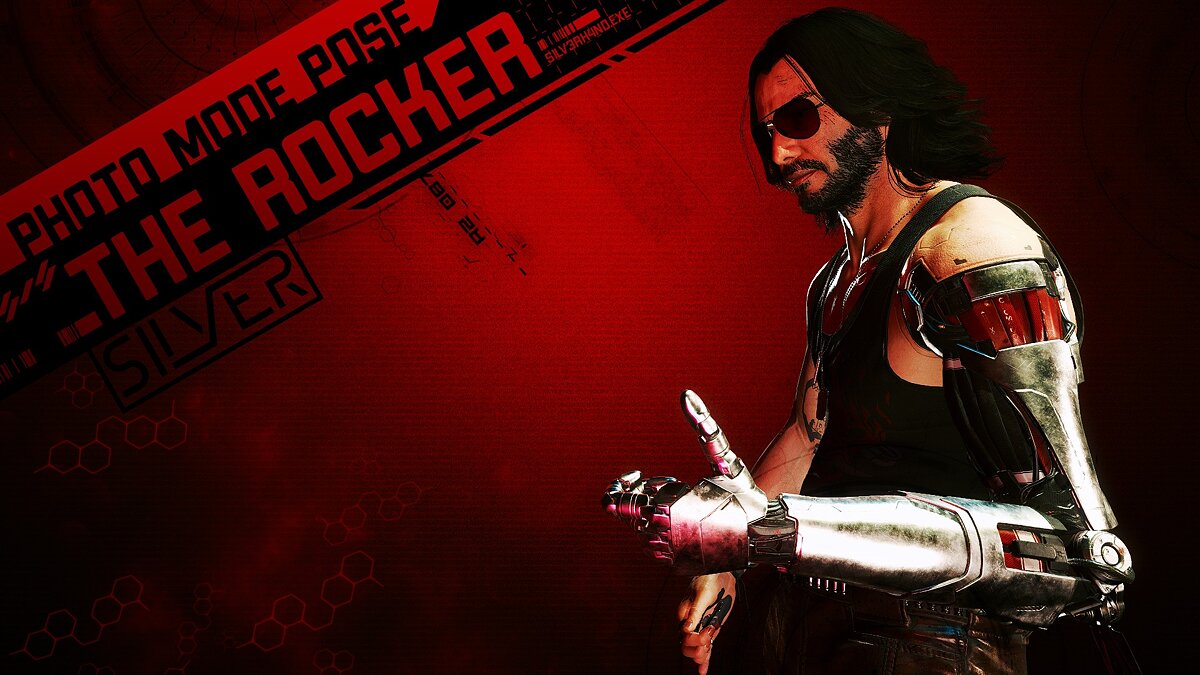 Cyberpunk 2077 — Photo mode pose - Rocker