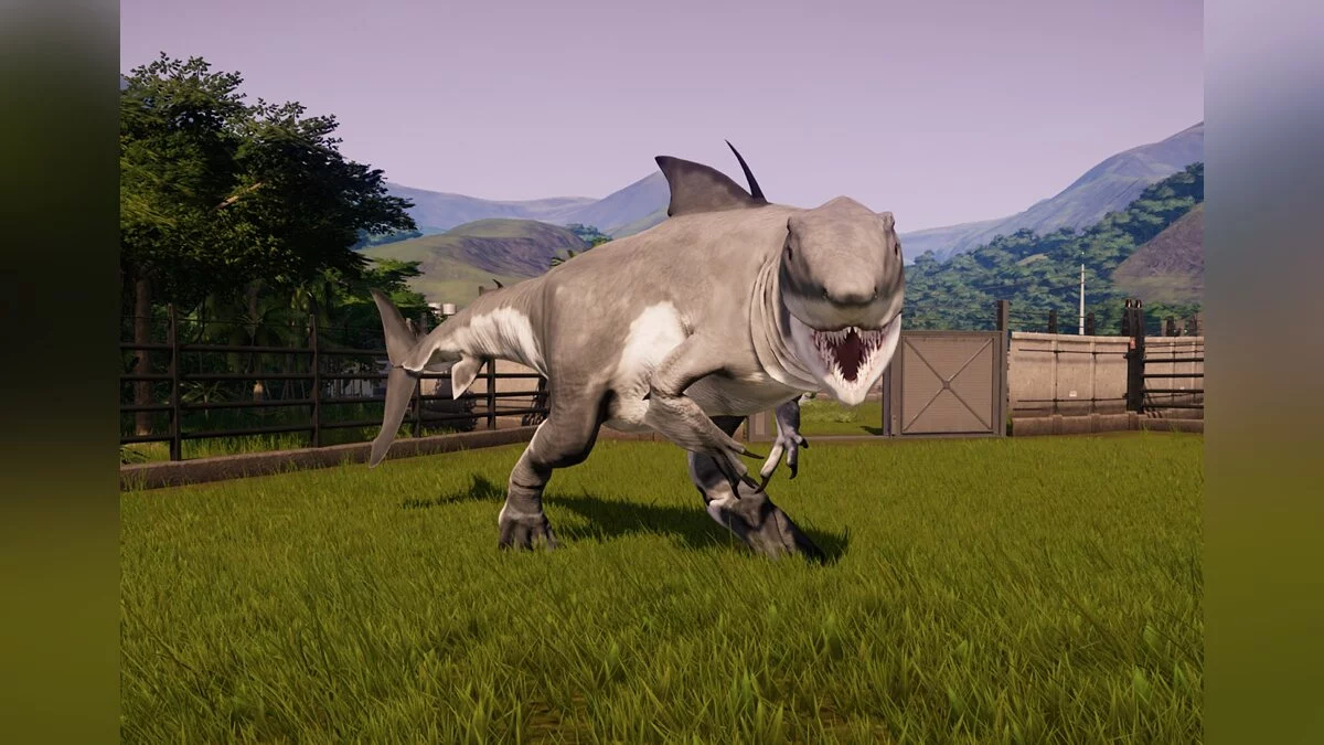 Jurassic World Evolution — Динозавр-акула (новый вид)
