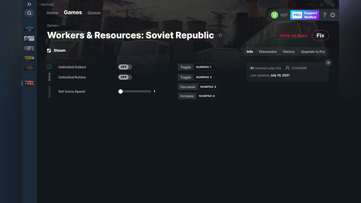 Workers &amp; Resources: Soviet Republic — Entrenador (+3) del 10/07/2021 [WeMod]