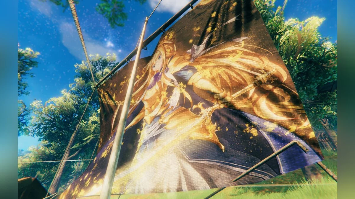 Valheim — Парус с Алисой из игры Sword Art Online