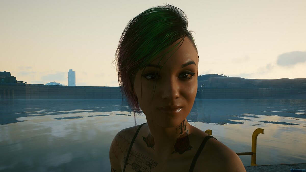 Cyberpunk 2077 — Correcting Judy's hair