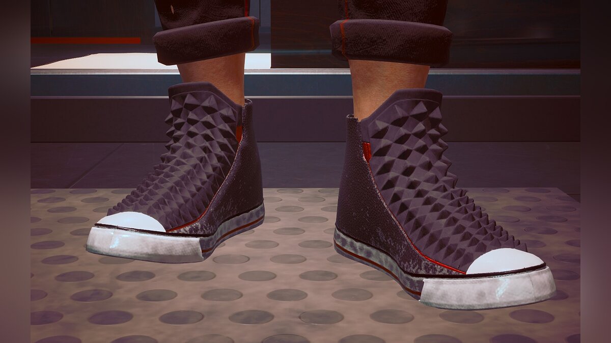 Cyberpunk 2077 — Sneakers with spikes for men