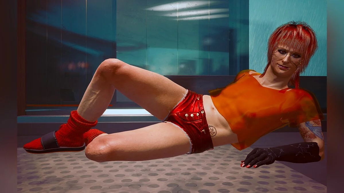 Cyberpunk 2077 — Slippers with socks