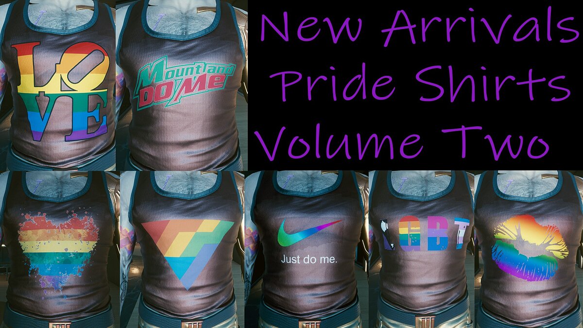 Cyberpunk 2077 — LGBT T-shirts