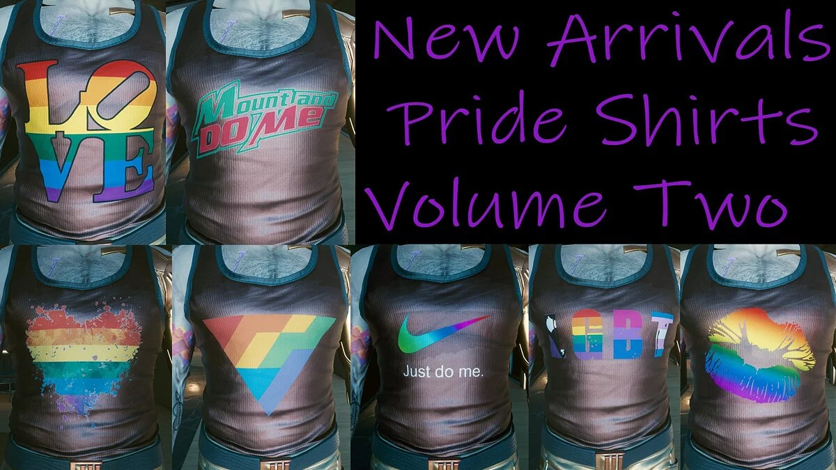 Cyberpunk 2077 — LGBT T-shirts