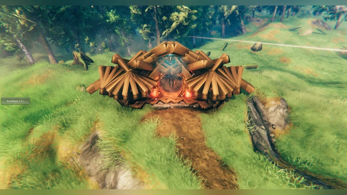 Valheim — Декоративні портальні будівлі