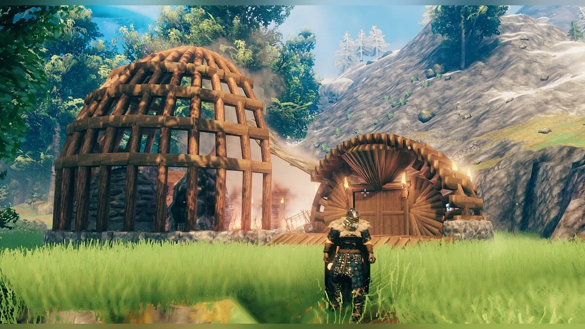 Valheim — Круглый дом