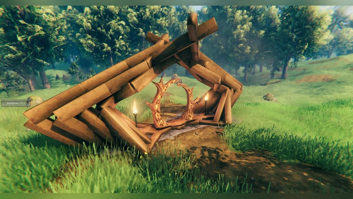 Valheim — Декоративные портальные постройки 6-10