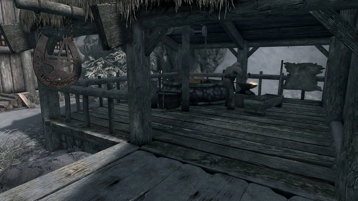 Elder Scrolls 5: Skyrim Special Edition — Improved dynamic snow