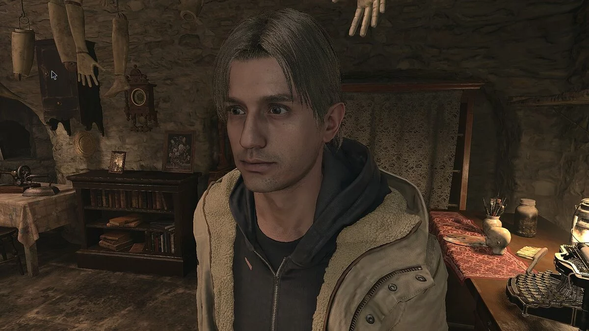 Resident Evil Village — Ethan's hairstyle concept art