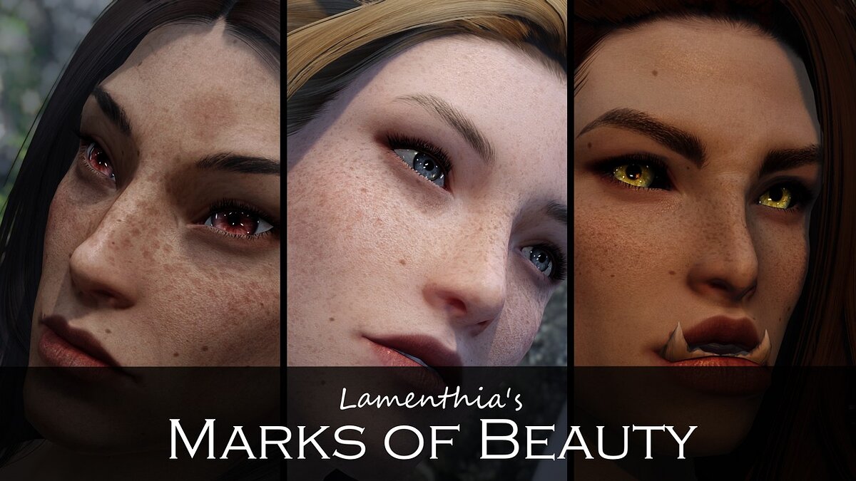 Elder Scrolls 5: Skyrim Special Edition — Lamentia beauty marks