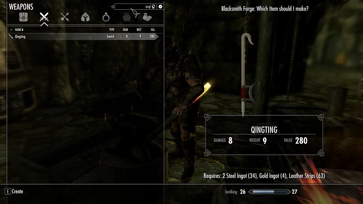 Elder Scrolls 5: Skyrim Special Edition — Набір зброї з гри For Honor