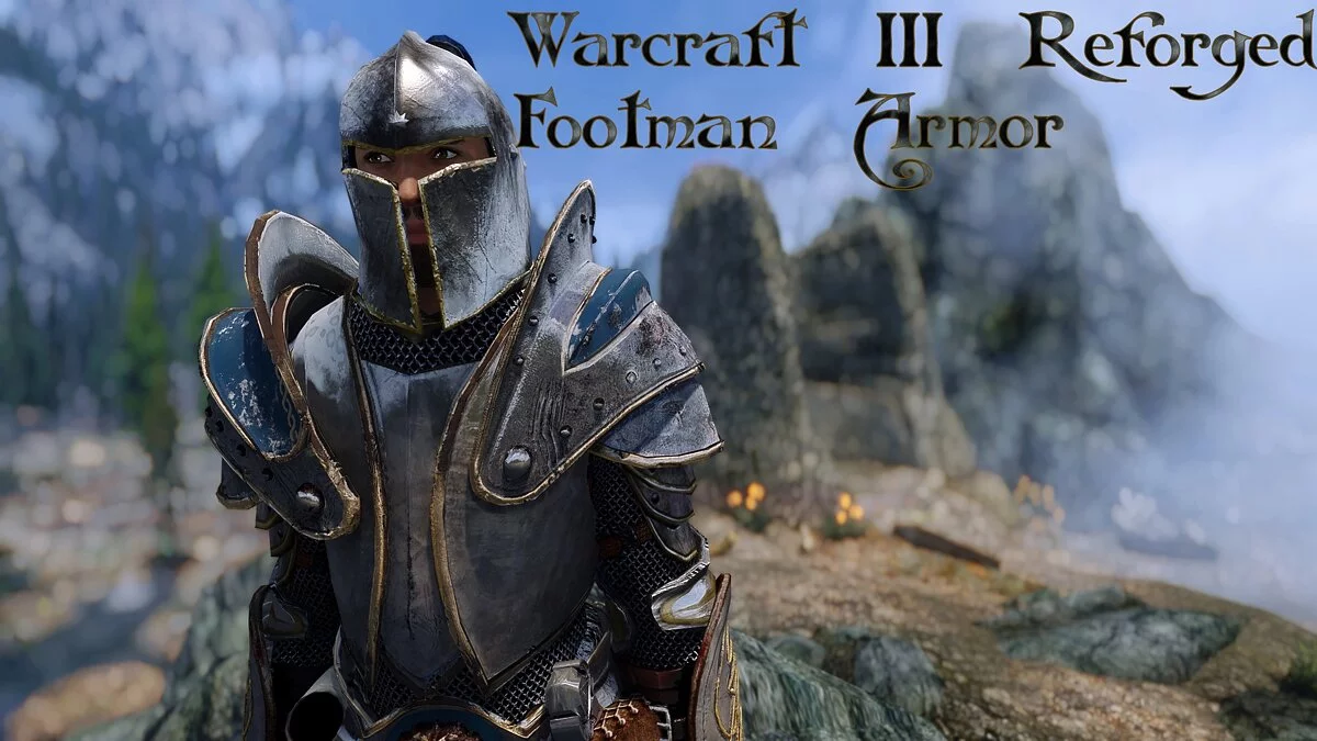 Elder Scrolls 5: Skyrim Special Edition — Armadura de Warcraft 3 Reforged