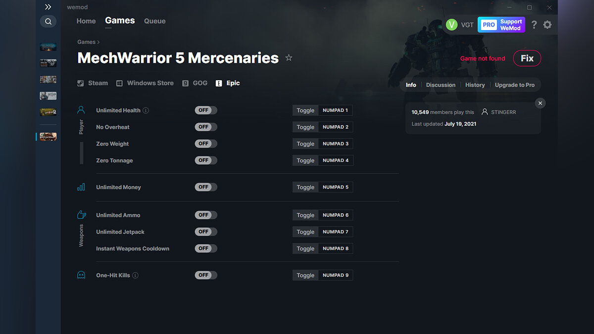 MechWarrior 5: Mercenaries — Trainer (+9) from 07/19/2021 [WeMod]