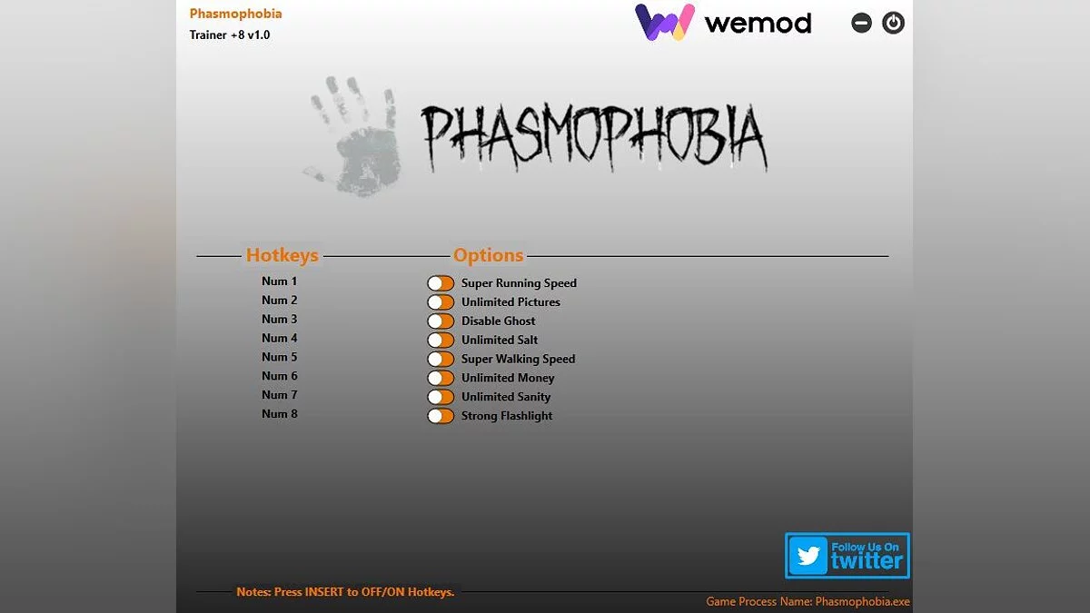 Phasmophobia — Trainer (+8) [1.0] [from 07/18/2021]