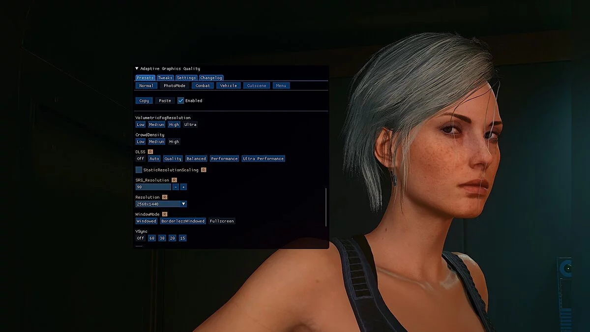 Cyberpunk 2077 — Adaptive graphics quality