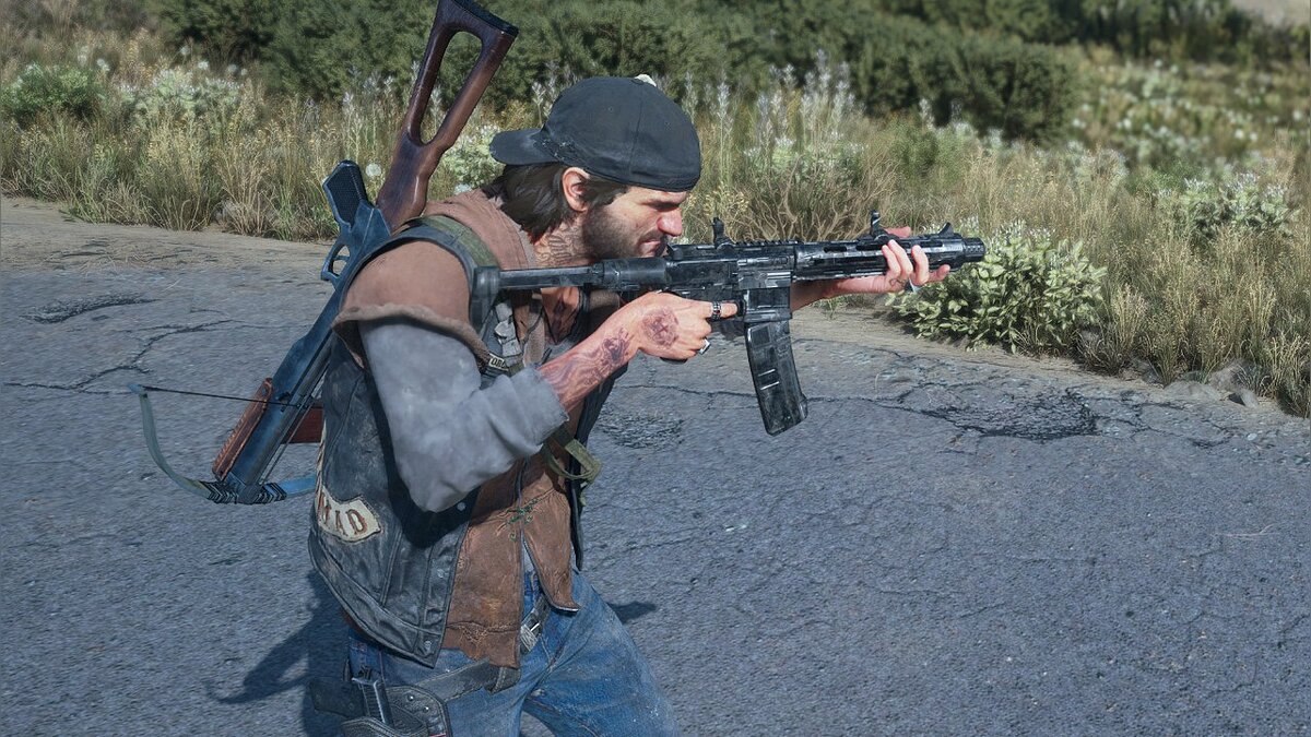 Days Gone — Black "Honey Badger" rifle skin