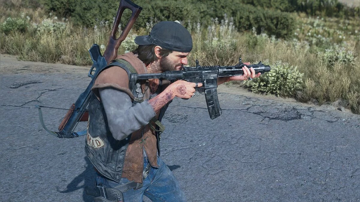 Days Gone — Black "Honey Badger" rifle skin