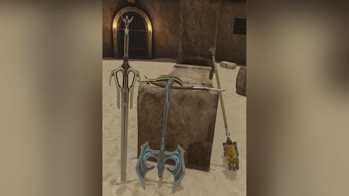 Blade and Sorcery — A set of melee weapons from the game Warframe