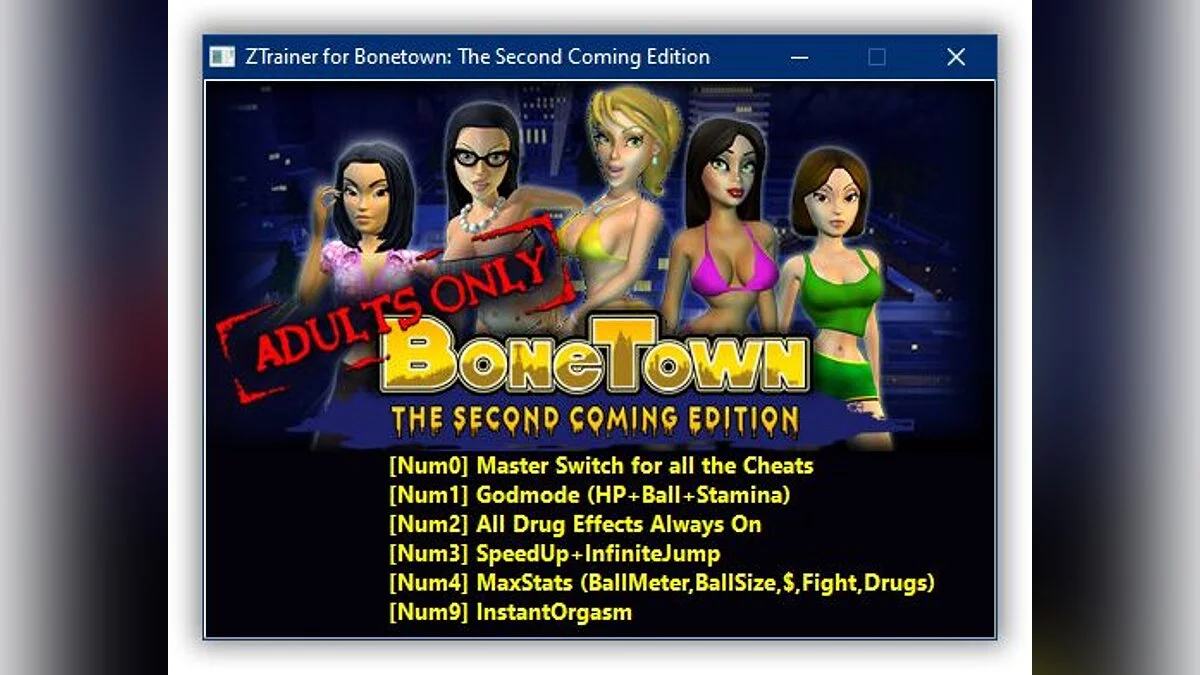 BoneTown: The Second Coming Edition — Trainer + Table for Cheat Engine (+6) [UPD: 07/15/2021]